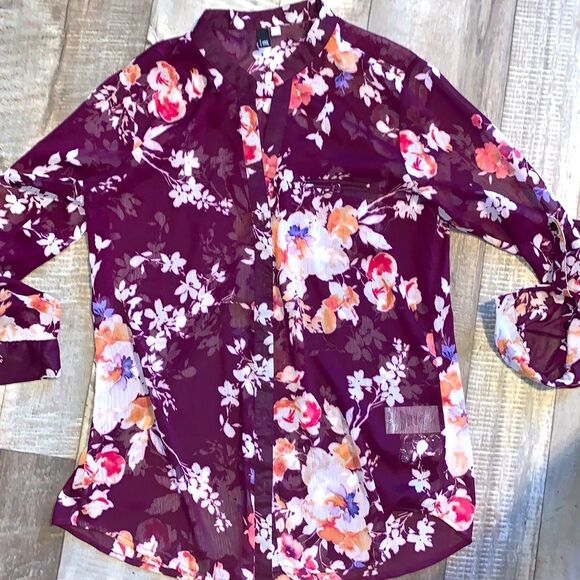 NWOT KUT FROM THE KLOTH sheer top- size M - Picture 1 of 9